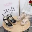 Romain Été Noire Tresser Sandales Femme 2022 Vêtement de rue T-Strap 10 cm Compensées Peep Toes / Bout Ouvert Sandales