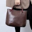 Vintage / Retro Modern / Fashion Brown Casual Women's Bags 2022 Leather Tote Bag Shoulder Bags