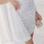 Sexy Weiß Pailletten Partykleider 2022 One-Shoulder Lange Ärmel Rückenfreies Lange Cocktail Abend Festliche Kleider