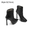 Vintage / Retro Brown Street Wear Leather Womens Boots 2023 13 cm Stiletto Heels Pointed Toe Boots