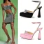 Schöne Rosa Strass Schleife Knöchelriemen Brautschuhe 2022 11 cm Stilettos Spitzschuh Hochzeit Hochhackige