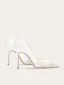 Mooie / Prachtige Witte Rhinestone Bruidsschoenen 2025 Leer 10 cm Naaldhakken / Stiletto Spitse Neus Huwelijk Pumps Hoge Hakken