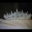 Elegante Zilveren Rhinestone Huwelijk Tiara Bruids Haaraccessoires 2022 Zirkonium Legering
