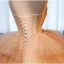 Charmant Rosa Fallende Rüsche Ballkleider 2023 Ballkleid Bandeau Ärmellos Rückenfreies Sweep / Pinsel Zug Ball Festliche Kleider