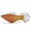 Fashion White Pearl Rhinestone Wedding Shoes 2022 Ankle Strap 9 cm Stiletto Heels Pointed Toe Wedding High Heels