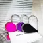 Fashion Fuchsia Heart-shaped Rhinestone Cocktail Party Clutch Bags Satin 2023