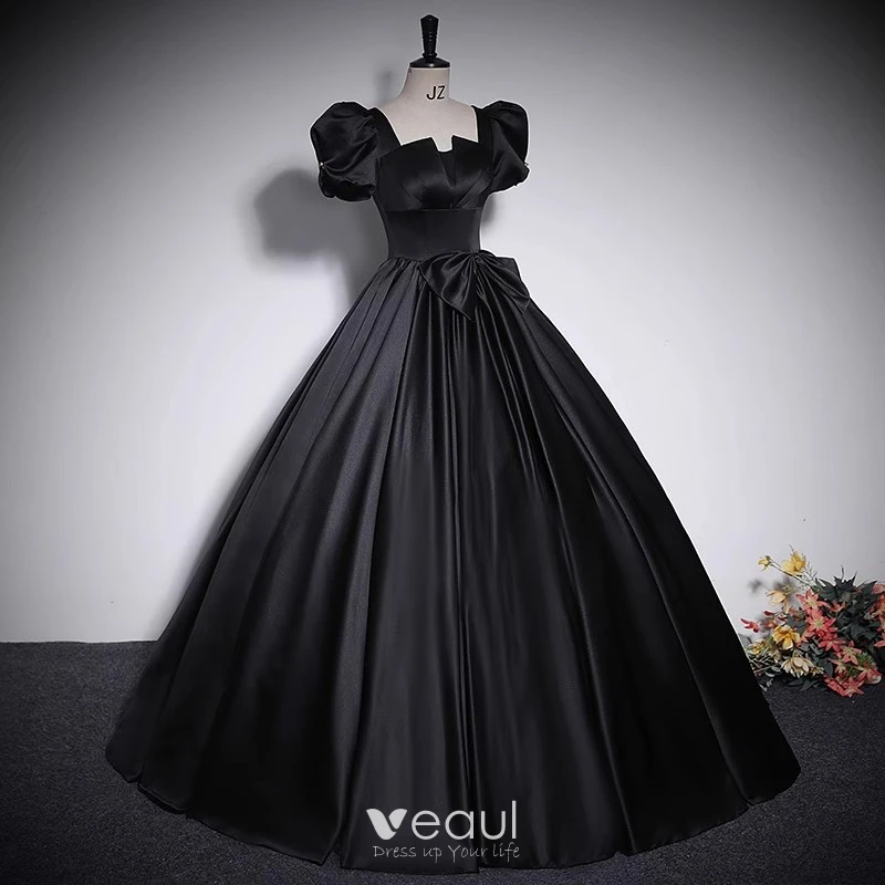 Formal Dresses, Black Prom Gown .Illusion Ball Gown,Evening Lace Appliques  Black,Long Vestidos,With Pocket;De Fiesta From Newdeve, $119.08 | DHgate.Com