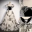 Chic / Beautiful Black Prom Dresses 2023 A-Line / Princess Square Neckline Puffy Short Sleeve Backless Bow Floor-Length / Long Prom Formal Dresses