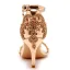 Sexy Champagne Evening Party Rhinestone Womens Sandals 2023 Ankle Strap 7 cm Stiletto Heels Open / Peep Toe Sandals High Heels