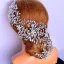 Sjarmerende Sparkly Sølv Håndlaget Rhinestone Bryllup Har Tilbehor 2023