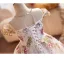 Flower Fairy Multi-Colors Sequins Lace Flower Birthday Flower Girl Dresses 2025 Ball Gown Off-The-Shoulder Sleeveless Backless Floor-Length / Long Tulle