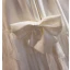 Vintage / Retro Ivory Lace Flower Satin Wedding Dresses 2023 A-Line / Princess V-Neck Bow Short Sleeve Backless Floor-Length / Long Wedding