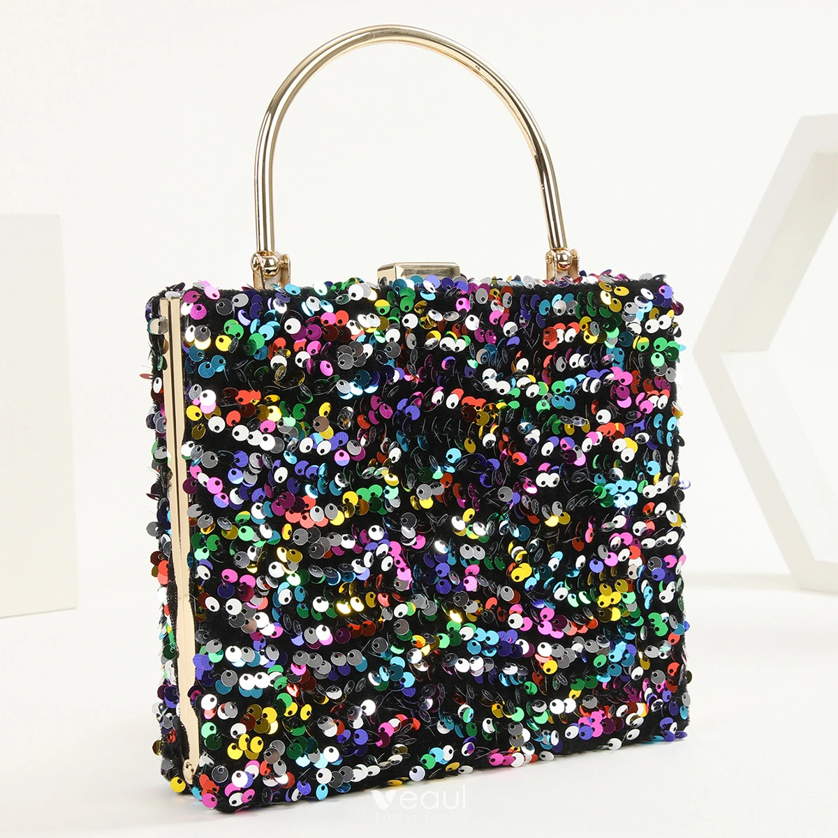 Multi colour clutch bag online