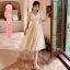Modest / Simple Grey Bridesmaid Dresses 2022 A-Line / Princess Short Sleeve Backless Floor-Length / Long Bridesmaid Wedding Party Dresses