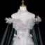 High End Himmelblau Handgefertigt Perlenstickerei Pailletten Applikationen Ballkleider 2025 A Linie Off Shoulder Ärmellos Rückenfreies Lange Ball Festliche Kleider