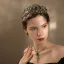 Baroque Vintage / Retro Green Rhinestone Wedding Bridal Hair Accessories Tiara 2022 Alloy