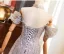 Charming Silver Grey Beading Sequins Prom Dresses 2024 A-Line / Princess Off-The-Shoulder Short Sleeve Backless Floor-Length / Long Prom Formal Dresses