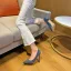 Chic / Beautiful Office OL Beige Suede Pumps 2022 10 cm Stiletto Heels Pointed Toe Pumps High Heels