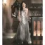 Scintillantes Sexy Argenté Paillettes Robe De Soirée 2026 Trompette / Sirène Bustier Sans Manches Dos Nu Noeud Train De Balayage Soirée Robe De Ceremonie