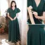 Modest / Simple Dark Green Satin Bridesmaid Dresses 2022 A-Line / Princess Short Sleeve Backless Floor-Length / Long