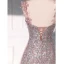 Charmant Rougissant Rose Paillettes Appliques Robe De Soirée 2023 Princesse Bretelles Spaghetti Sans Manches Dos Nu Longue Soirée Robe De Ceremonie