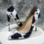 Chic / Belle Blanche Noire Soirée Patchwork Escarpins 2023 12 cm Talons Aiguilles À Bout Pointu Escarpins Talons Hauts