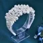 Élégant Blanche Perle Mariage Accessoire Cheveux Mariage 2024