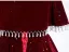 Elegant Burgundy Beading Sequins Velvet Mother Of The Bride Dresses 2025 Ball Gown V-Neck Sleeveless Backless Floor-Length / Long