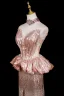 Sexy Rødmende Rosa Rhinestone Paljetter Asymmetrisk Selskapskjoler 2025 Trompet / Havfrue Kjæreste Uten Ermer Ryggløse Feie Tog Formelle Kjoler