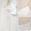 Sexy Blanche Perle Faux Diamant Fendue devant Robe De Soirée 2023 Trompette / Sirène Bretelles Spaghetti Sans Manches Dos Nu Longue Soirée Robe De Ceremonie