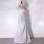 Sexy Grey Prom Dresses 2024 Trumpet / Mermaid Off-The-Shoulder Sleeveless Backless Floor-Length / Long Prom Formal Dresses