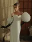 Audrey Hepburn Stil Svart Håndlaget Blomst Bryllup Brudehansker 2025