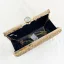 Fashion Gold Rhinestone Sequins Evening Party Clutch Bags Metal 2022