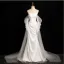 Schlicht Satin Weiß Meerjungfrau Brautkleider / Hochzeitskleider 2024 Bandeau Ärmellos Rückenfreies Sweep / Pinsel Zug Hochzeit