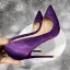Schöne Traube Abend Satin Pumps 2022 12 cm Stilettos Spitzschuh Pumps Hochhackige
