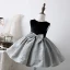 Chic / Beautiful Black Suede Birthday Flower Girl Dresses 2022 Ball Gown Scoop Neck Sleeveless Bow Floor-Length / Long Flower Girl Dresses