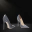 Mode Gris Soirée Cuir Verni Escarpins 2023 Cuir 12 cm Talons Aiguilles À Bout Pointu Escarpins Talons Hauts