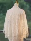 Vintage / Retro White Lace Flower Tassel Prom shawl 2025
