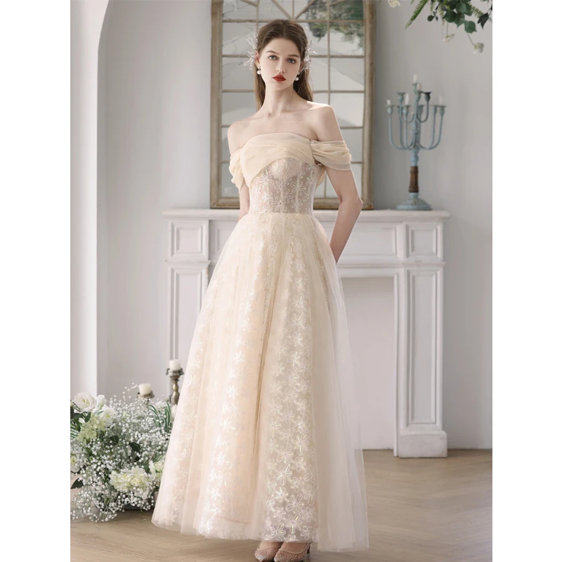long homecoming dresses Two Piece Homecoming Dresses,Red Prom Dresses,Long Chiffon Homecoming Dress,HC00085, US4 / Burgundy main image 1