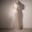 Scintillantes Charmant Champagne Perlage Paillettes Robe De Soirée 2022 Trompette / Sirène Encolure Dégagée Manches Courtes Dos Nu Longue Soirée Robe De Ceremonie