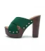 Chic / Beautiful Black Suede Street Wear Womens Sandals 2022 12 cm Thick Heels Open / Peep Toe Sandals High Heels