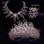 Charmant Bling Bling Fait main Multi-Couleurs Faux Diamant Alliage Accessoire Cheveux Mariage 2023 Mariage