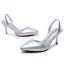 Schöne Weiß Sommer Ball Sandalen Damen 2024 7 cm Stilettos Spitzschuh Sandaletten Hochhackige