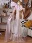Lovely Lavender Handmade  Bow Prom Shawls 2025