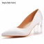 Schöne Weiß Kristall Ball Pumps 2023 9 cm Stilettos Spitzschuh Pumps Hochhackige