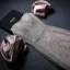 Charmant Rougissant Rose Perlage Perle Paillettes Robe De Soirée 2022 Trompette / Sirène Encolure Carrée Gonflée Manches Courtes Dos Nu Noeud Longue Soirée Robe De Ceremonie