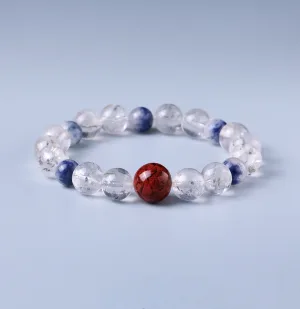 High End White Handmade Natural Crystal Bracelets 2025