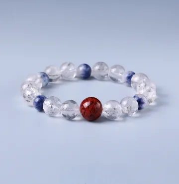 Haut De Gamme Blanche Fait Main Cristal Naturel Bracelets 2025