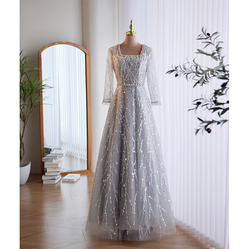 strapless open back dress Ladivine CD871 Silver Party Dress