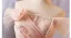 Modest / Simple Blushing Pink Beading Pearl Appliques Homecoming Knee-Length Graduation Dresses 2025 Ball Gown Off-The-Shoulder Short Sleeve Backless